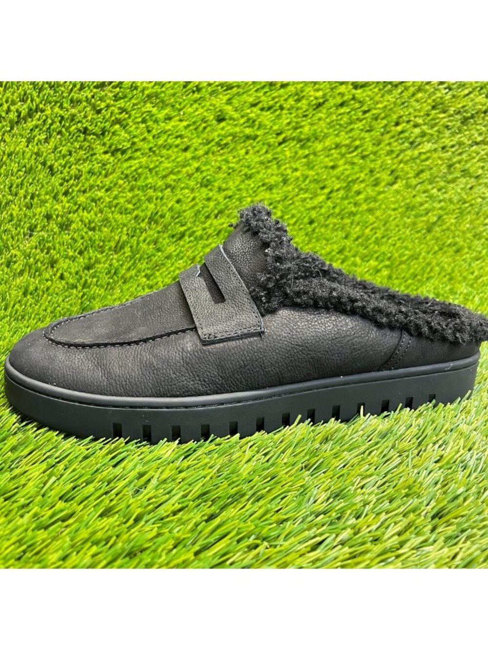 Vionic Uptown Mule Womens Size 8.5 Black Casual Comfort Leather Slip On Slippers - Picture 3 of 9